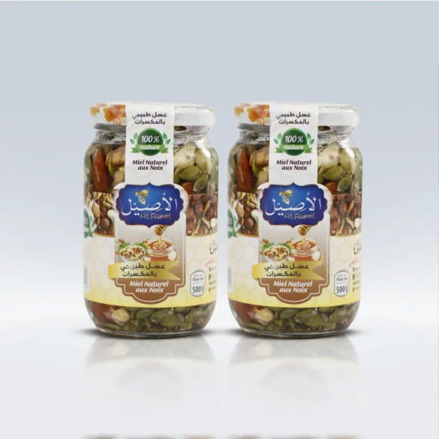 عسل بالمكسرات